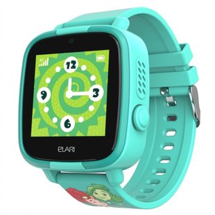 Дитячий телефон-годинник з GPS трекером Elari FixiTime Fun Green (ELFITF-GR) ELFITF-GR фото